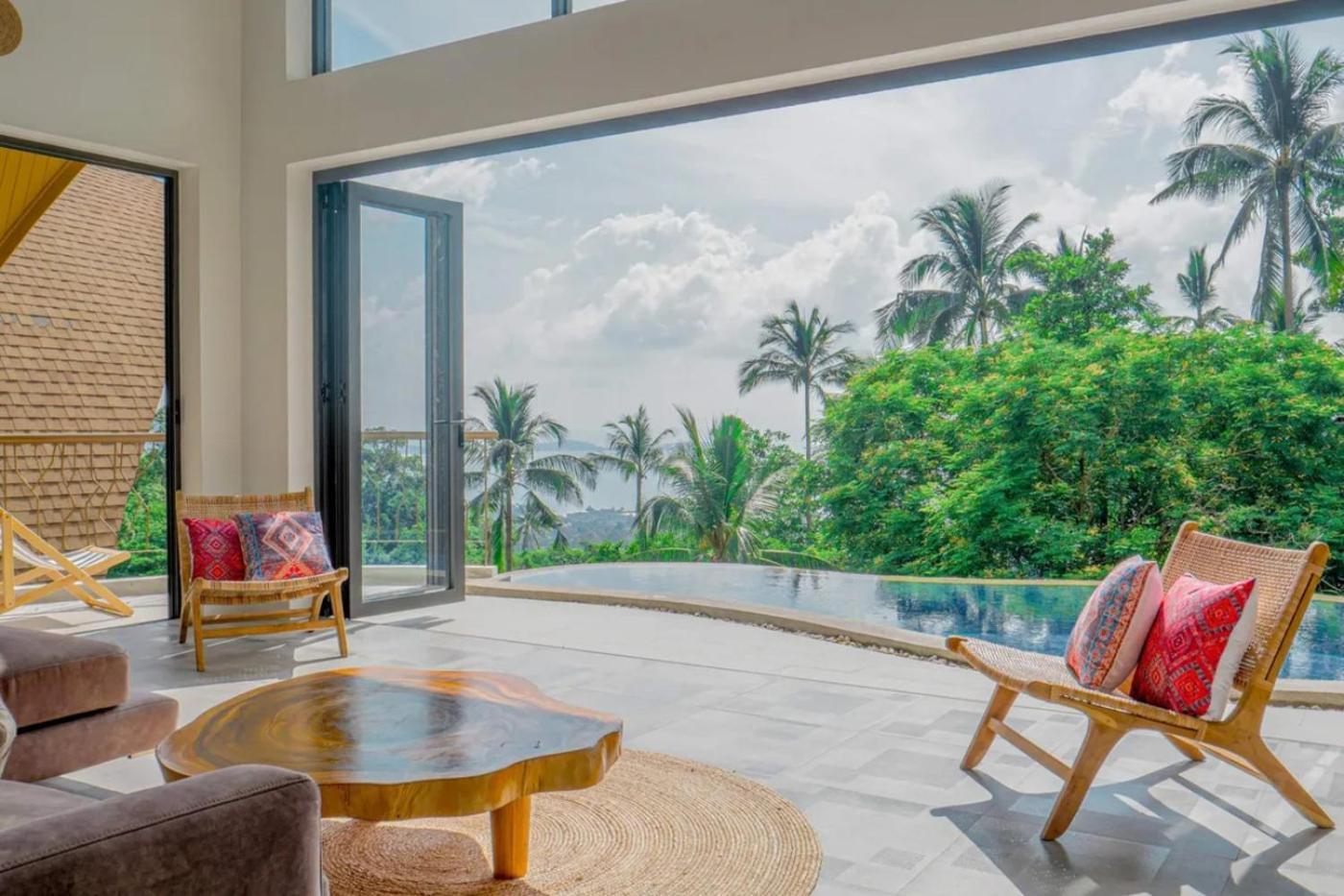 Phra Chan Villa 2Br - Infinity Pool & Sea View Chaweng Beach Buitenkant foto